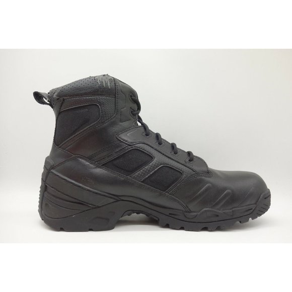 Terra Superfeet Black Leather Tactical Lace Up High Ankle Boots Shoes Men's 13 - Picture 7 of 11